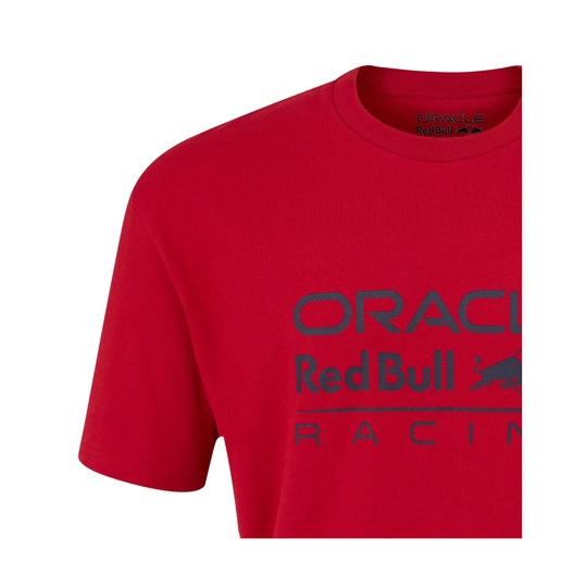 Koszulka T-shirt męska Logo Relaxed czerwona Red Bull Racing 2026