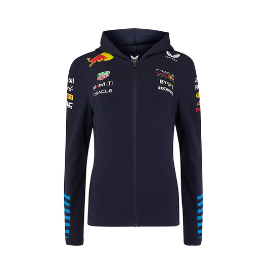Bluza damska Full Zip Hoodie Team Red Bull Racing 2024