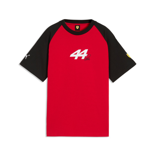 Koszulka T-shirt dziecięca czerwona Hamilton Graphic Scuderia Ferrari F1 2026