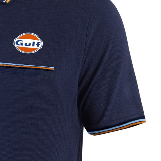 Koszulka polo Gulf Pocket Sparco granatowa