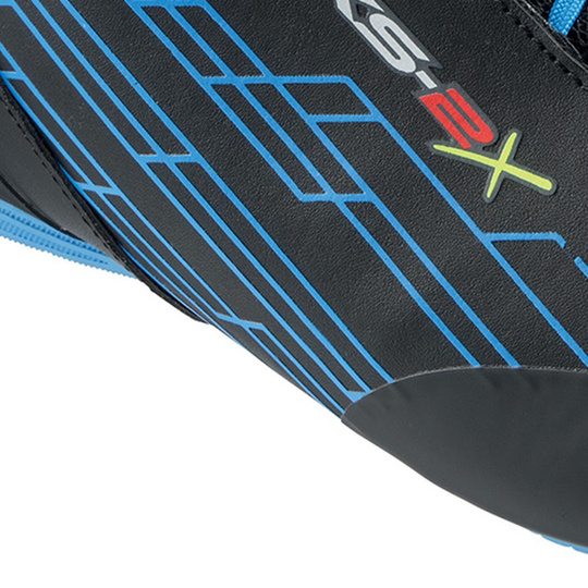 Buty dziecięce OMP KS-2X czarne/niebieskie (FIA)