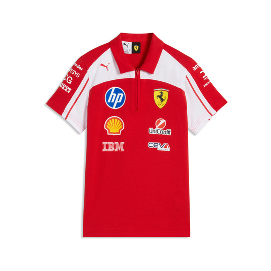 Koszulka polo dziecięca Team Ferrari F1 2026