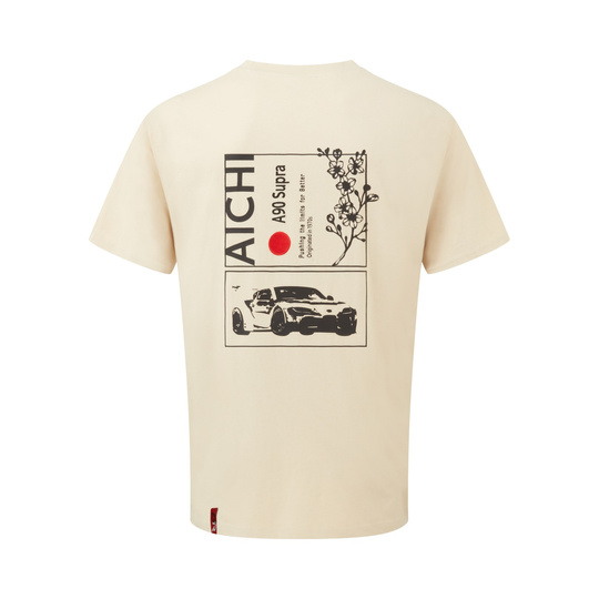 Koszulka t-shirt Aichi Toyota Gazoo Racing 2026 beżowa