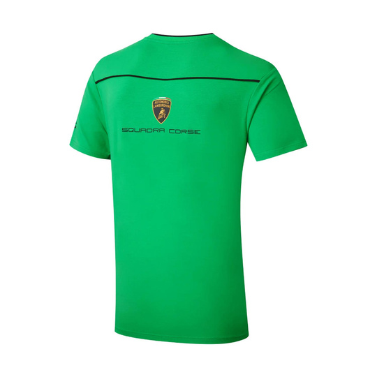 Koszulka t-shirt męska zielona Squadra Corse Lamborghini 2024