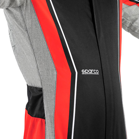 Kombinezon Sparco Superleggera-K czarny/czerwony (FIA)