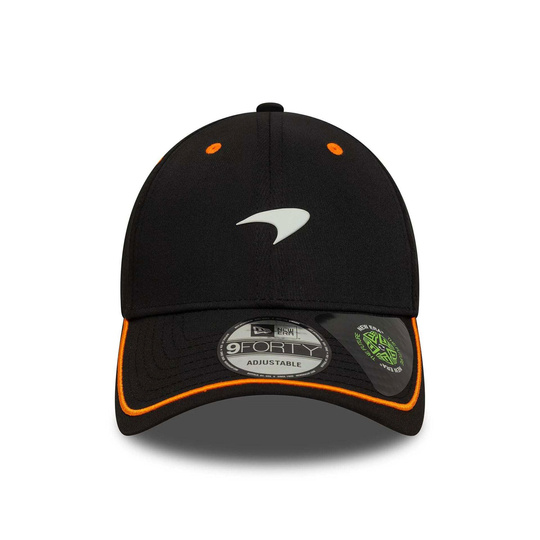 Czapka baseballowa męska POP czarno-pomarańczowa McLaren F1 2025