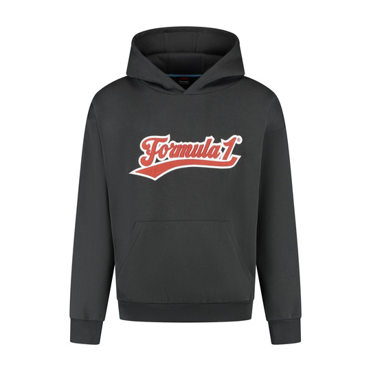 Bluza z kapturem Heritage Graphic Formula 1 czarna
