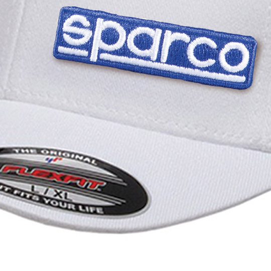 Czapka z daszkiem Flexfit Sparco biała