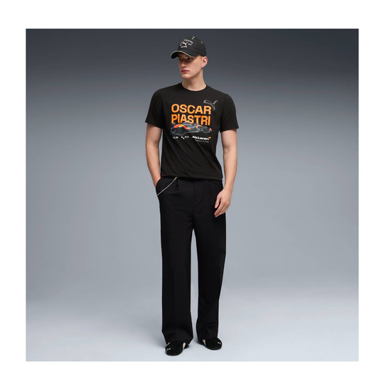 Koszulka t-shirt Oscar Piastri McLaren F1 2026 czarna