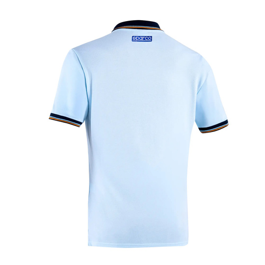 Koszulka polo Gulf Pocket Sparco błękitna