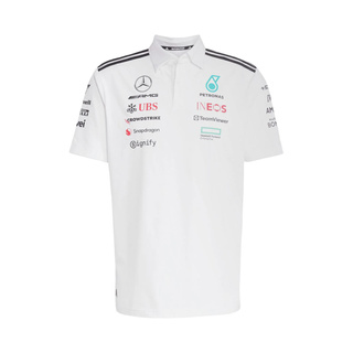 Koszulka polo Team Mercedes AMG F1 biała Koszulka polo Team Mercedes AMG F1 biała