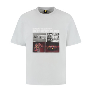 Koszulka t-shirt Driver Scuderia Ferrari F1 szara