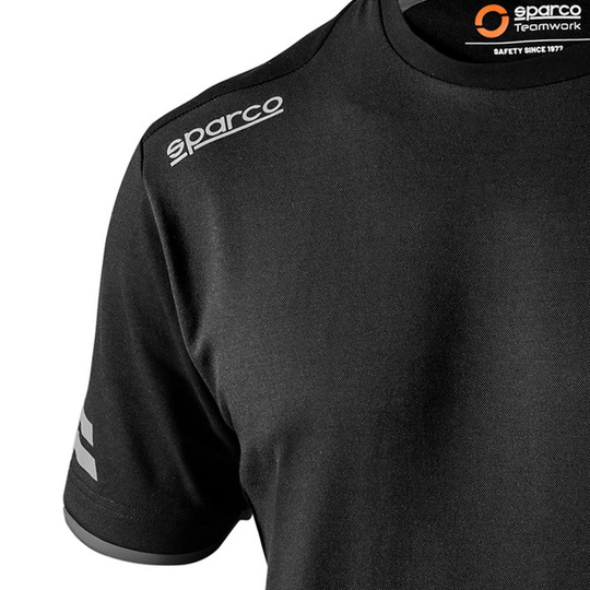 Koszulka t-shirt Tech Sparco czarna