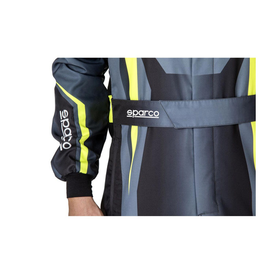 Kombinezon kartingowy Sparco Prime K 8877-2022 czarno-żółty (FIA)