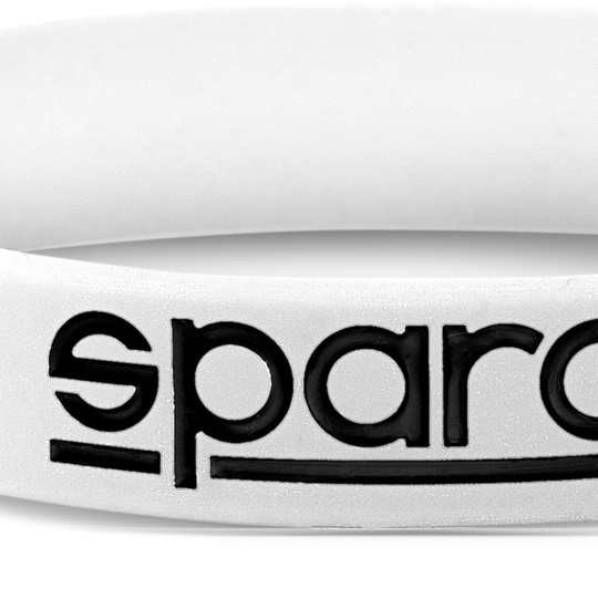 Opaska na nadgarstek Logo Sparco biała