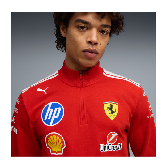 Bluza męska T7 Half Zip Team Ferrari F1 2026