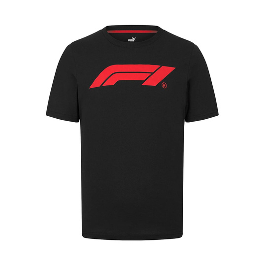 Koszulka T-shirt męska Logo czarna Formula 1 2025
