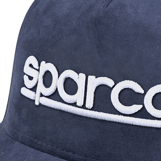 Czapka z daszkiem Suede Sparco granatowa