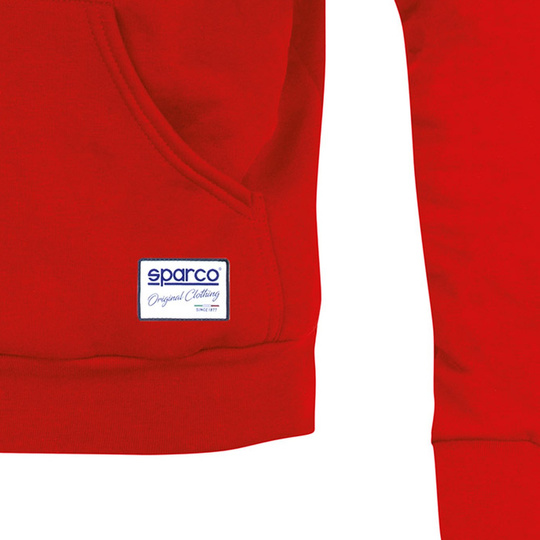 Bluza z kapturem Frame Sparco czerwona