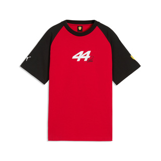 Koszulka t-shirt dziecięca Lewis Hamilton Graphic Scuderia Ferrari F1 2026 czerwona Koszulka t-shirt dziecięca Lewis Hamilton Graphic Scuderia Ferrari F1 2026 czerwona