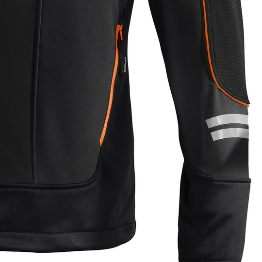 Kurtka Softshell Tech Sparco czarna/pomarańczowa