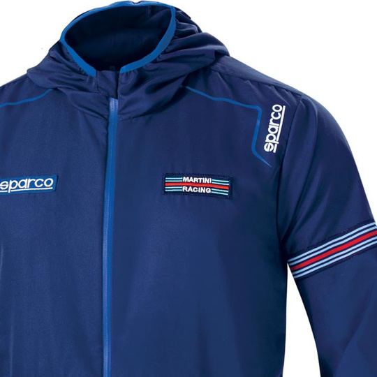 Kurtka przeciwdeszczowa Wilson Martini Racing Sparco granatowa