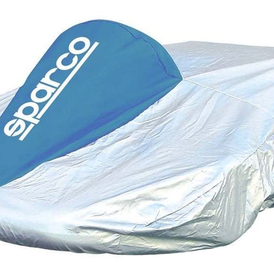 Pokrowiec na karta Sparco srebrno - niebieski