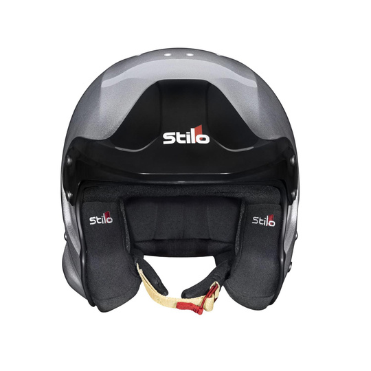 Kask Stilo Venti Trophy Jet srebrny (FIA)