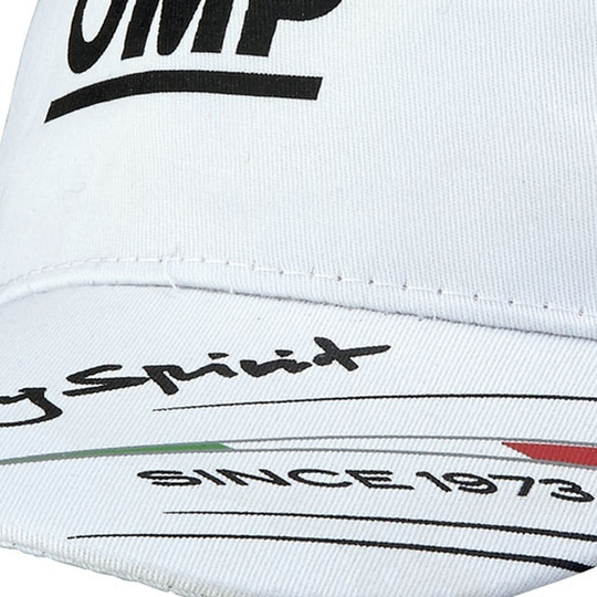 Czapka z daszkiem dziecięca Racing Spirit OMP biała