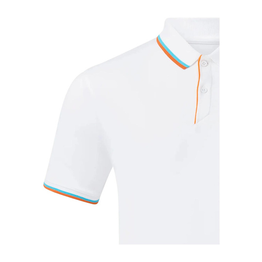 Koszulka polo męska Essentials biała McLaren F1 2025