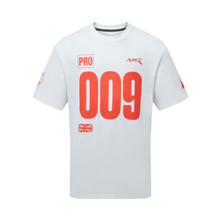 Koszulka t-shirt Limited Edition 009 Graphic Aston Martin Racing 2026 biała/czerwona