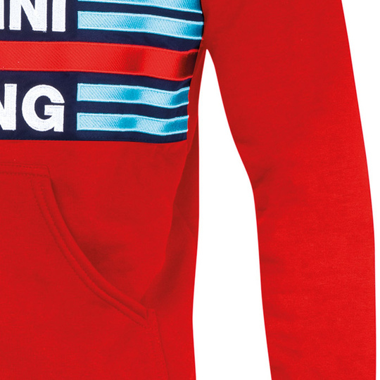 Bluza z kapturem Martini Racing Sparco czerwona
