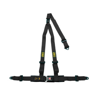 Pasy 3-punktowe OMP Strada DA509 czarne (ECE)
