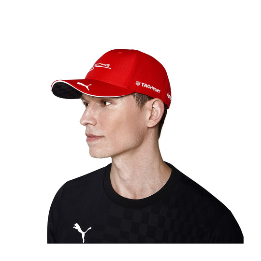Czapka baseballowa męska Team czerwona Porsche Motorsport 2025
