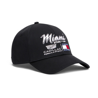 Czapka męska baseballowa czarna Miami GP Cadillac F1 2026