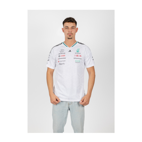 Koszulka t-shirt Authentic Team Mercedes AMG F1 2026 biała