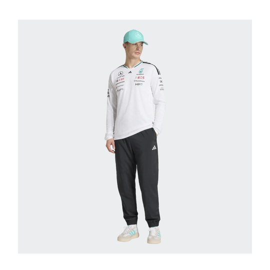 Koszulka z długim rękawem biała Authentic Team Mercedes AMG F1 2026