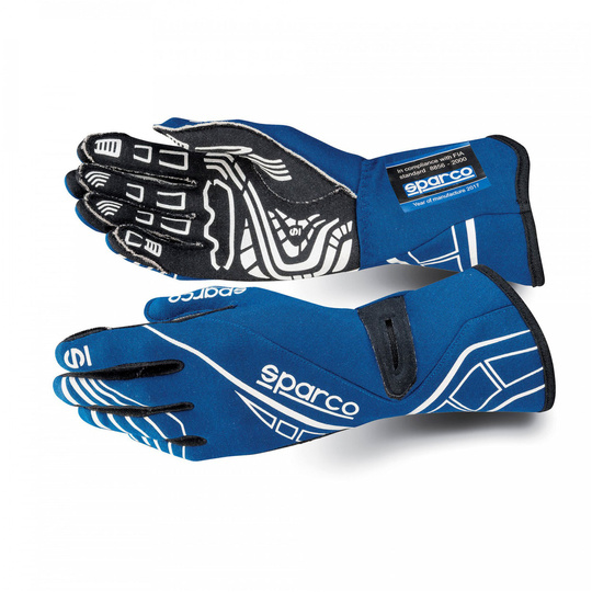 Rękawice rajdowe Sparco LAP RG-5 Blue (homologacja FIA)