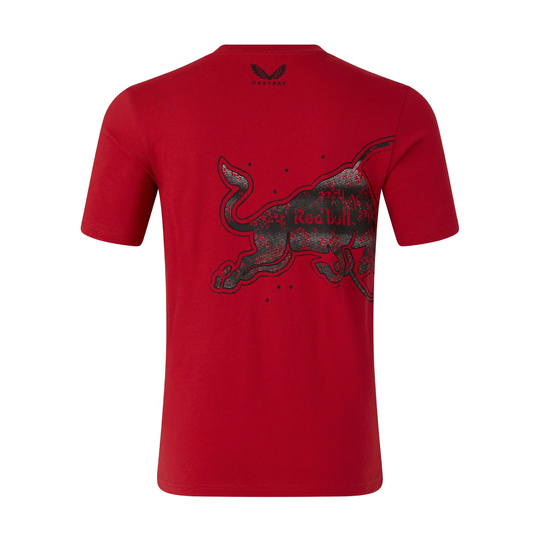 Koszulka T-shirt męska Graphic Bull czerwona Red Bull Racing 2026