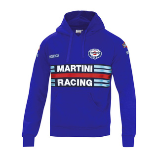 Bluza z kapturem Martini Racing Sparco niebieska Bluza z kapturem Martini Racing Sparco niebieska