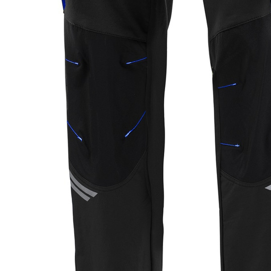 Spodnie Tech Sparco czarne/niebieskie