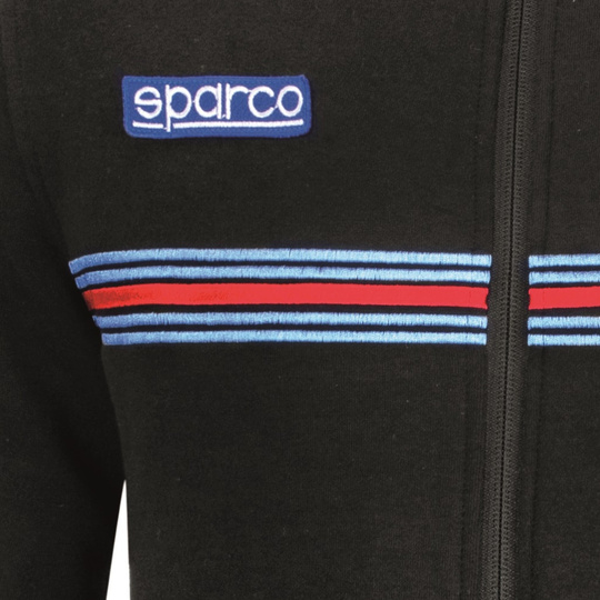 Bluza rozpinana Martini Racing Sparco czarna
