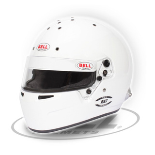 Kask zamknięty Bell RS7 PRO biały (FIA)