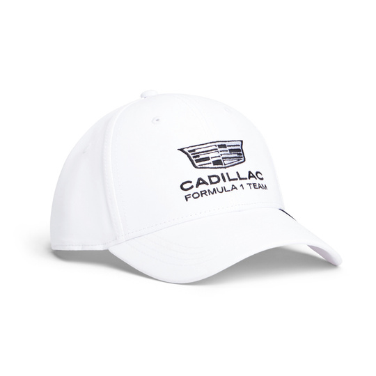 Czapka męska baseballowa biała Team Cadillac F1 2026