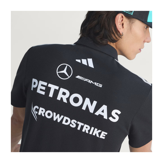 Koszulka polo Team Mercedes AMG F1 2026 czarna