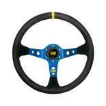 Kierownica OMP CORSICA BLUE zamsz