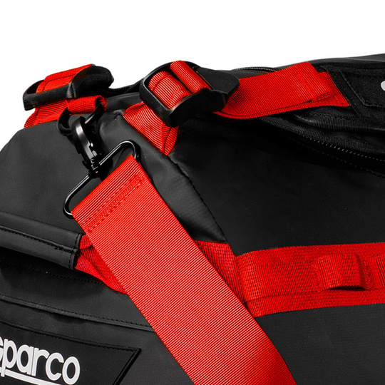 Torba DAKAR-S Sparco czarna/czerwona