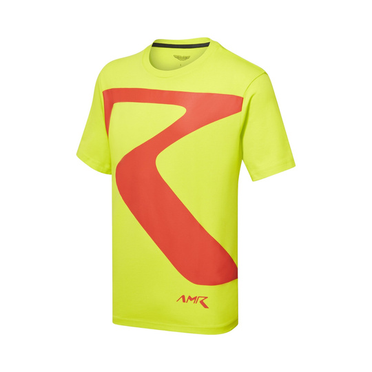 Koszulka t-shirt AMR Graphic Aston Martin Racing 2026 limonkowa