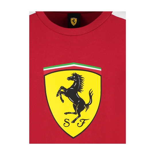 Koszulka T-shirt dziecięca czerwona Shield Ferrari F1 2025