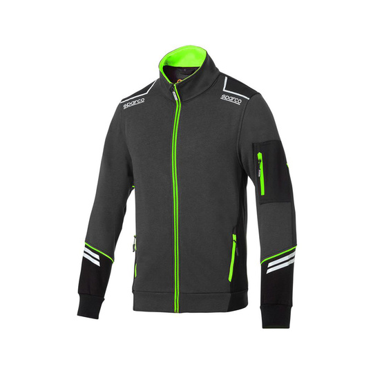 Bluza męska Sparco TECH szaro-zielona